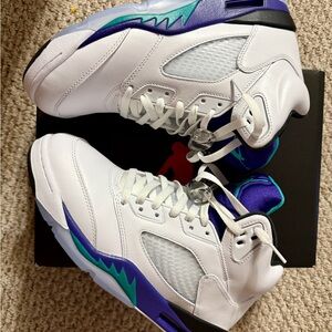 Jordan 5 Retro Grape - Size 9.5